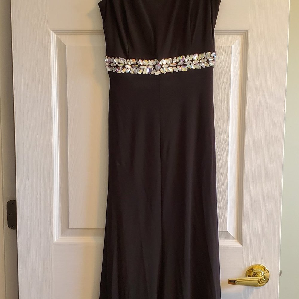 Stunning Open Back Rhinestone Dress - Picture 14 of 16
